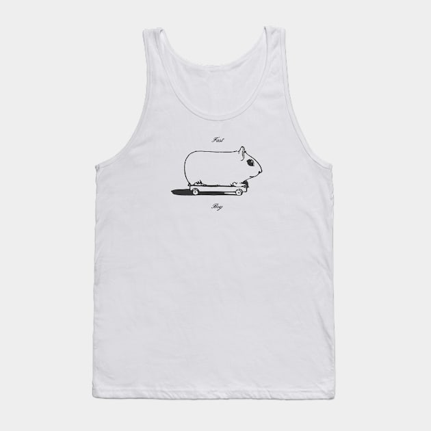 Hamster on a skateboard. Tank Top by BKArt